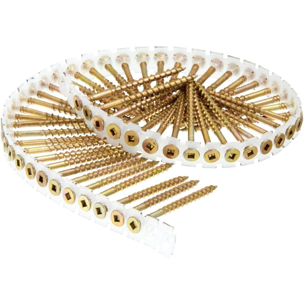 Senco 08F250Y #8 2.5in Duraspin Screw - Collated Screws - Amazon.com
